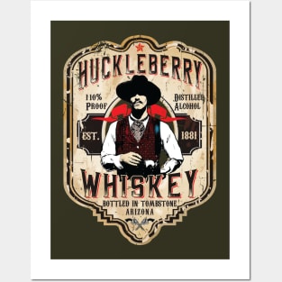 Huckleberry Whiskey Label Posters and Art